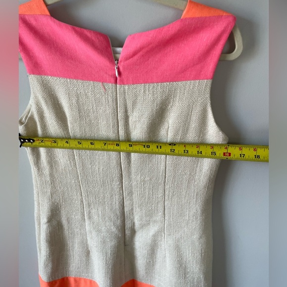 Vilagallo Women’s Shift Dress cotton blend woven sleeveless mini dress size 36 - Picture 4 of 9